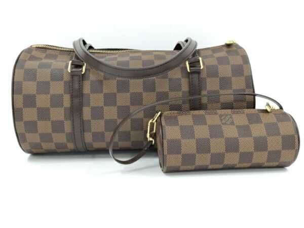 2000427258600001 2 Louis Vuitton Papillon 30 GM Handbag Damier Ebene