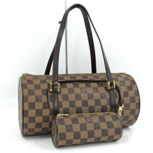 2000427259700002 1 Louis Vuitton Chelsea Damier Ebene Tote Bag Brown