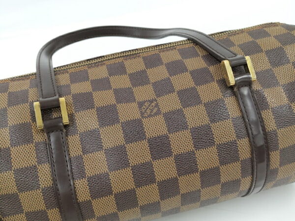 2000427259700002 7 Louis Vuitton Papillon 30 Handbag with Pouch Damier Ebene