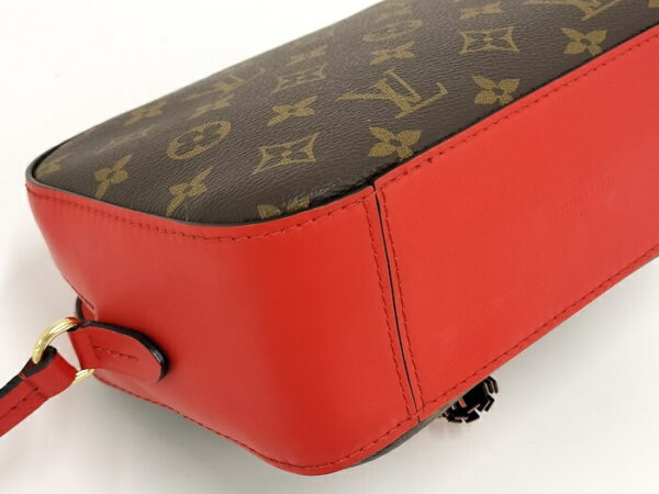 2000773252001097 5 Louis Vuitton Saintonge Shoulder Bag Monogram Coquelicot