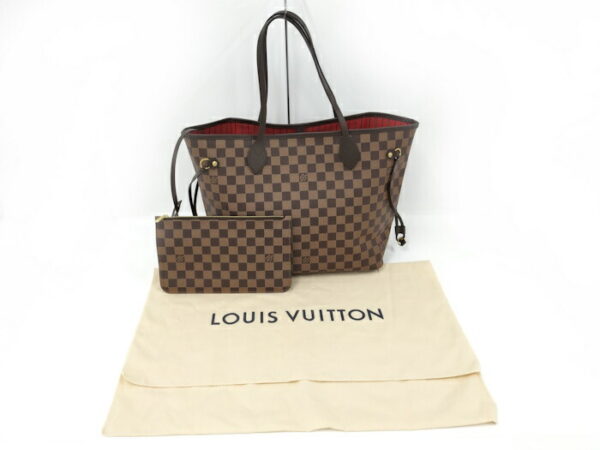 2000773252001192 10 Louis Vuitton Neverfull MM Tote Bag Damier Ebene