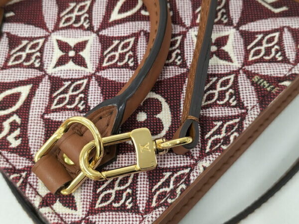 2000773252001204 5 Louis Vuitton Petite Sac Plat Shoulder Bag Jacquard Bordeaux