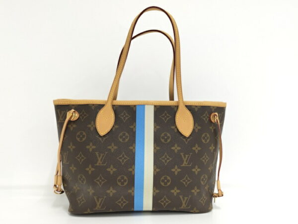 2000773252001218 2 Louis Vuitton Neverfull PM Tote Bag Monogram Multicolor Blue