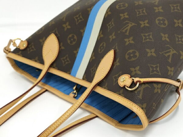 2000773252001218 3 Louis Vuitton Neverfull PM Tote Bag Monogram Multicolor Blue