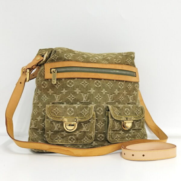 2000773257701611 1 Louis Vuitton Baggy GM Shoulder Bag Monogram Denim Green