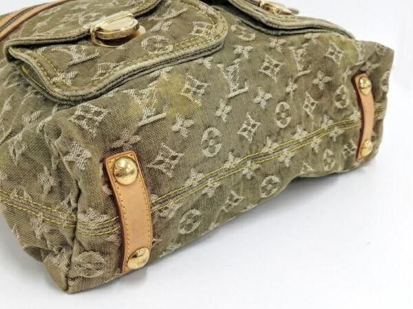 2000773257701611 4 Louis Vuitton Baggy GM Shoulder Bag Monogram Denim Green