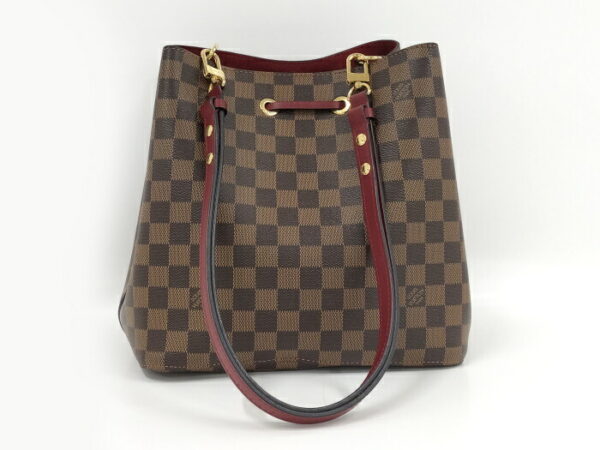 2000773257801104 2 Louis Vuitton Neo Noe Shoulder Bag Damier Ebene Cherry Berry