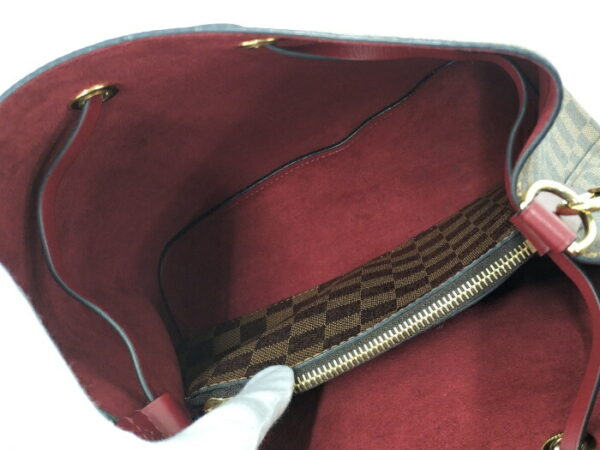 2000773257801104 9 Louis Vuitton Neo Noe Shoulder Bag Damier Ebene Cherry Berry