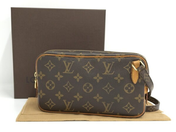 2000773258201382 10 Louis Vuitton Pochette Marly Bandouliere Shoulder Bag Monogram