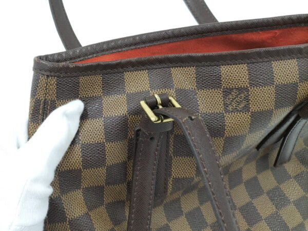 2000773258201419 6 Louis Vuitton Male Tote Bag Damier Leather Ebene Brown