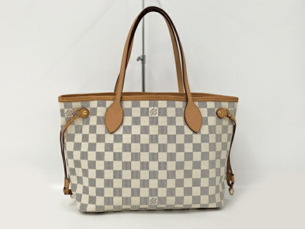 2000773258500444 2 Louis Vuitton Neverfull PM Tote Bag Damier Azur