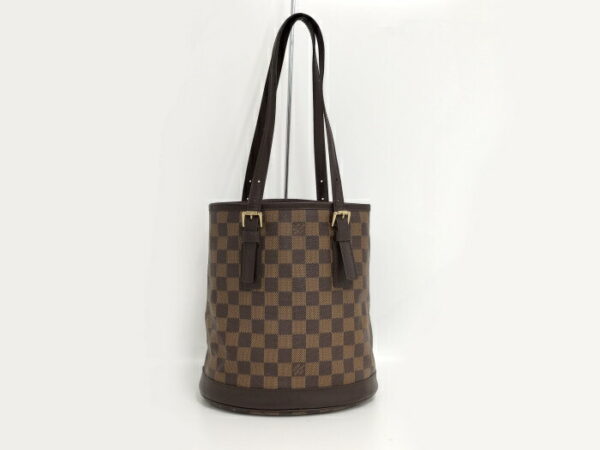 2000773258600344 2 Louis Vuitton Male Tote Bag Damier Leather Ebene Brown