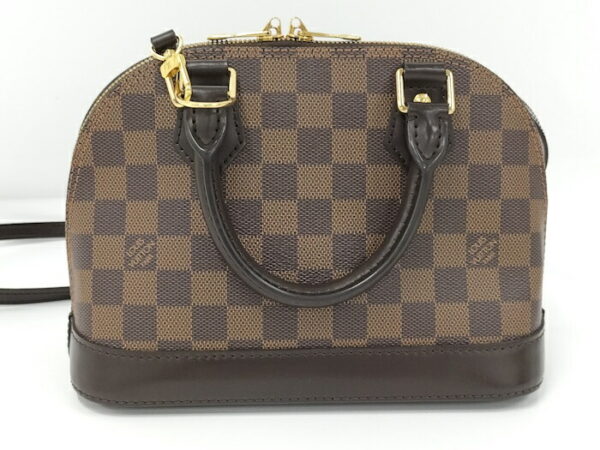 2000773258600421 2 Louis Vuitton Alma BB 2WAY Shoulder Bag Damier Ebene