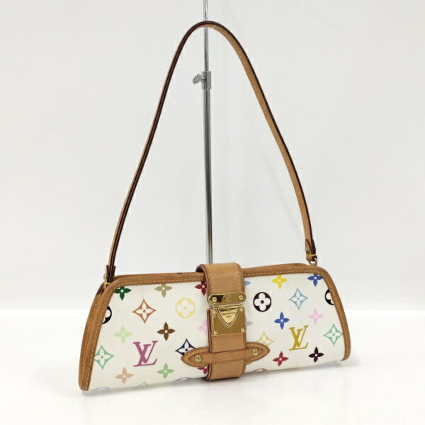 2000773258700839 1 Louis Vuitton Shirley Shoulder Bag Monogram Multicolor Bronze White