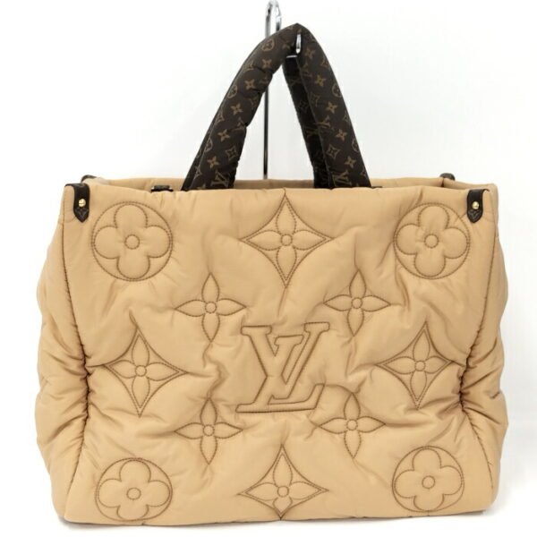 2000773259000368 1 Louis Vuitton On the Go GM LV Pillow 2way Tote Bag Beige