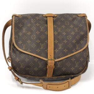 oppo 256 Louis Vuitton Monogram Saumur 30 Shoulder Bag Brown