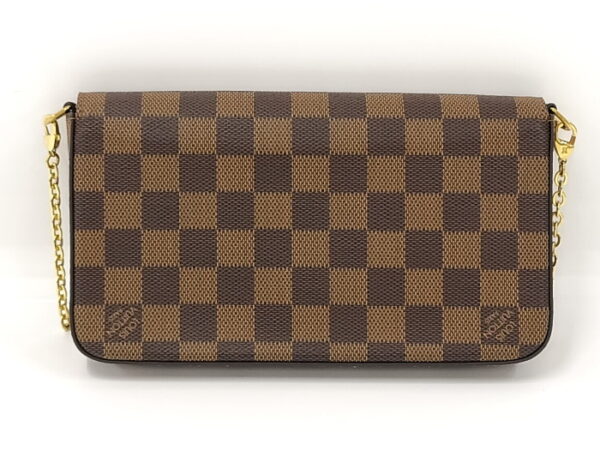 oppo 256 Louis Vuitton Pochette Felice Chain Shoulder Wallet Damier Ebene