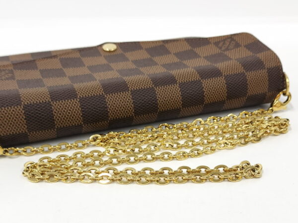 oppo 256 Louis Vuitton Pochette Felice Chain Shoulder Wallet Damier Ebene