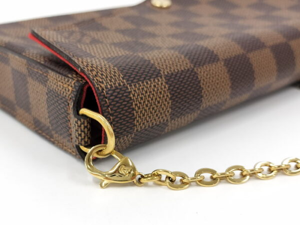 oppo 256 Louis Vuitton Pochette Felice Chain Shoulder Wallet Damier Ebene