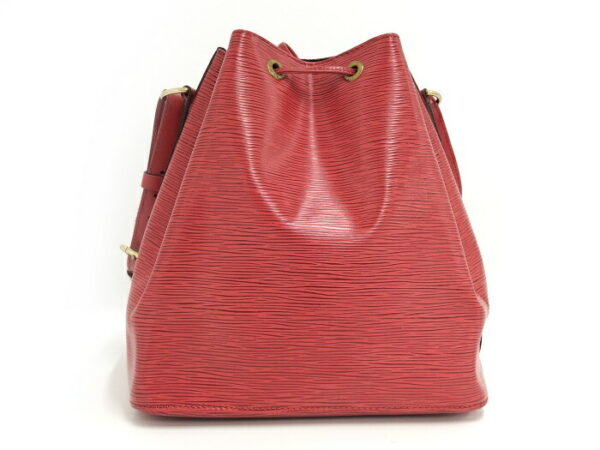 2000773259600487 2 Louis Vuitton Petit Noe Drawstring Shoulder Bag Epi Castilian Red