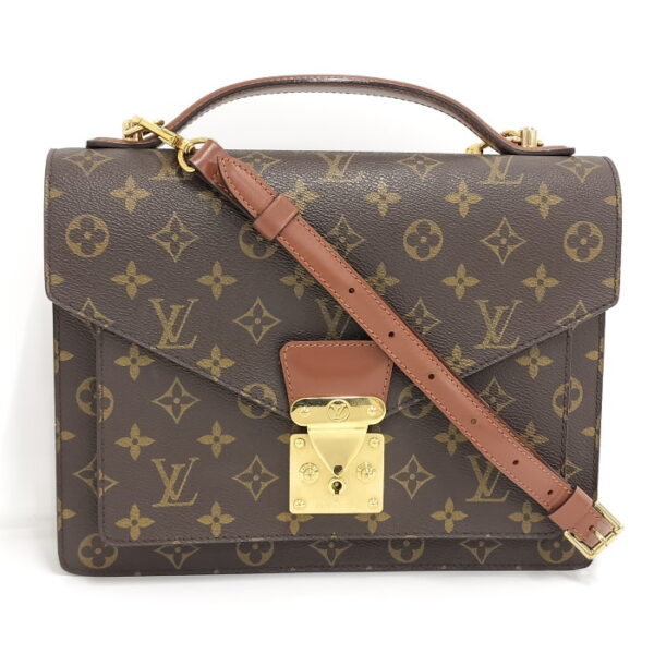 oppo 256 Louis Vuitton Monceau 2WAY Shoulder Bag Monogram