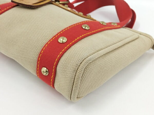 2000803251800208 3 Louis Vuitton Antigua Hippo PM Tote Bag Canvas Beige Red