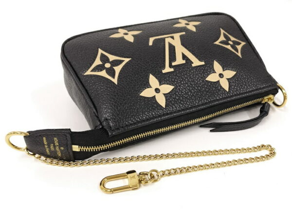 2000803252000723 6 Louis Vuitton Mini Pochette Accessory Monogram Empreinte Black Beige