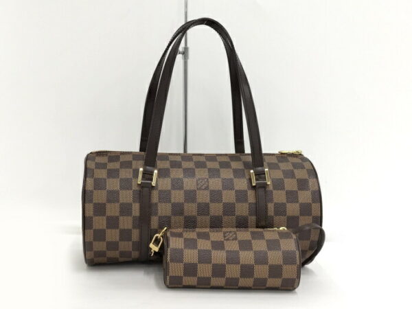 2000803252000745 2 Louis Vuitton Papillon 30 Handbag with Pouch Damier Ebene