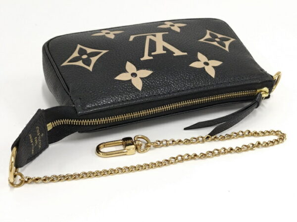 2000803252000785 6 Louis Vuitton Mini Pochette Accessory Monogram Empreinte Black Beige