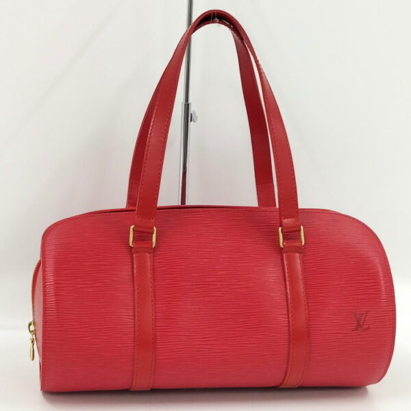 oplus 256 Louis Vuitton Soufflot Handbag Epi Castilian Red