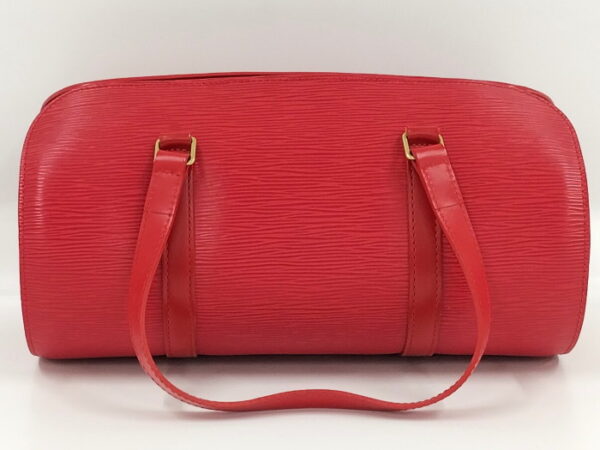 oplus 256 Louis Vuitton Soufflot Handbag Epi Castilian Red