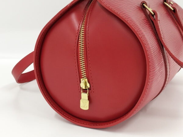 oplus 256 Louis Vuitton Soufflot Handbag Epi Castilian Red