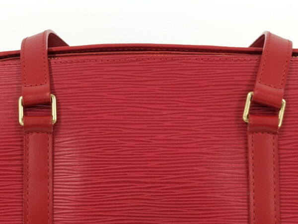 oplus 256 Louis Vuitton Soufflot Handbag Epi Castilian Red