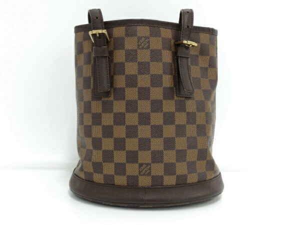 2000803257100429 2 Louis Vuitton Male Tote Bag Damier Leather Ebene Brown