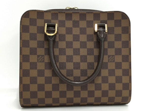 2000803257100451 2 Louis Vuitton Triana Handbag Damier Ebene