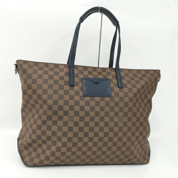 2000803257200318 1 Louis Vuitton Hippo Taurillon Leather Damier Ebene Handbag