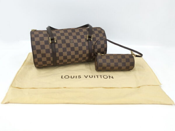 2000803257300722 10 Louis Vuitton Papillon 30 Handbag with Pouch Damier Ebene