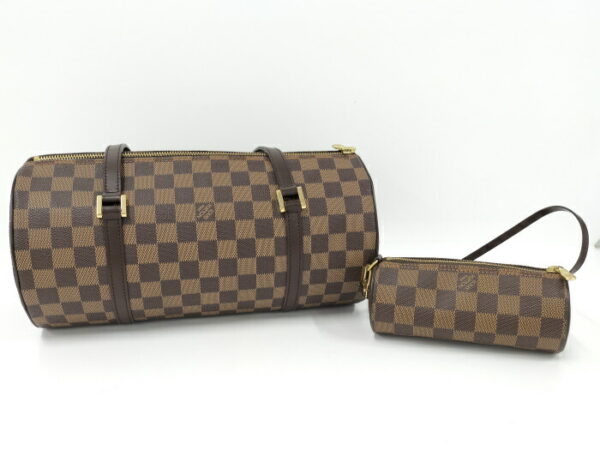 2000803257300722 2 Louis Vuitton Papillon 30 Handbag with Pouch Damier Ebene