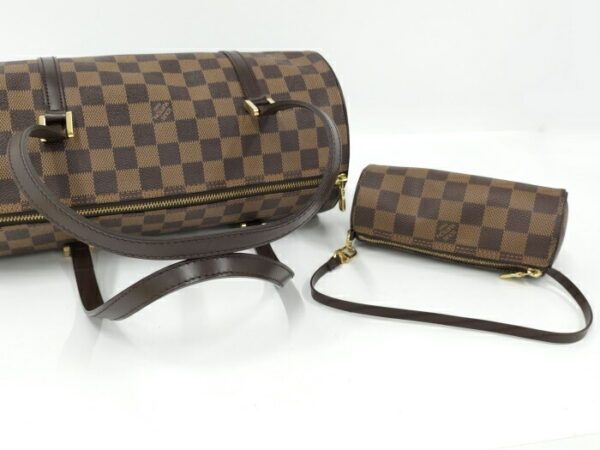 2000803257300722 4 Louis Vuitton Papillon 30 Handbag with Pouch Damier Ebene