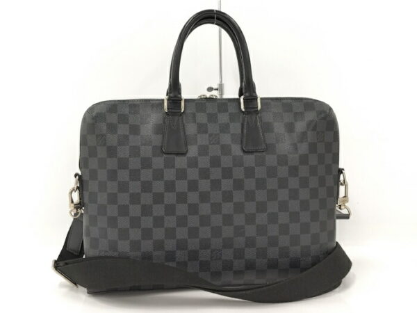 2000803258300379 2 Louis Vuitton Porte Document Jules Briefcase Damier Graphite