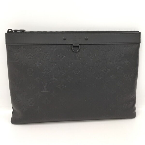 2000803258600421 1 Louis Vuitton Pochette Discovery Clutch Bag Monogram Shadow