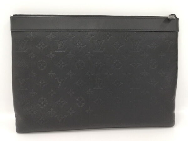 2000803258600421 2 Louis Vuitton Pochette Discovery Clutch Bag Monogram Shadow