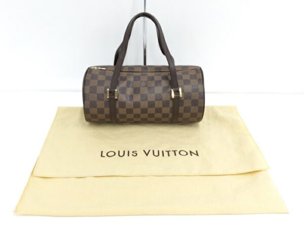 2000803258600515 10 Louis Vuitton Papillon 26 PM Handbag Damier Ebene