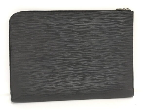 2000803259300400 2 Louis Vuitton Pochette Jules GM Clutch Bag Epi Noir