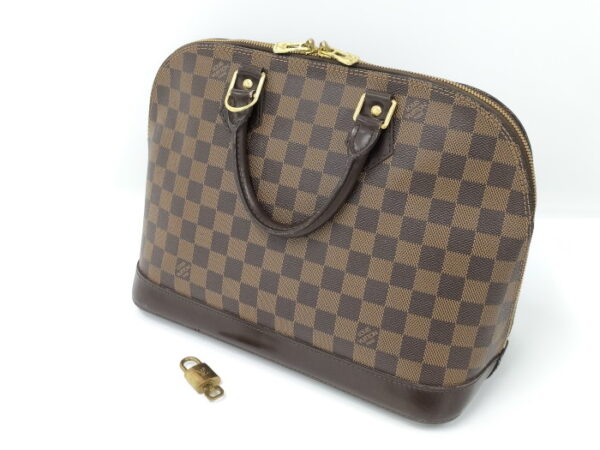 oplus 256 Louis Vuitton Alma Handbag Damier Ebene