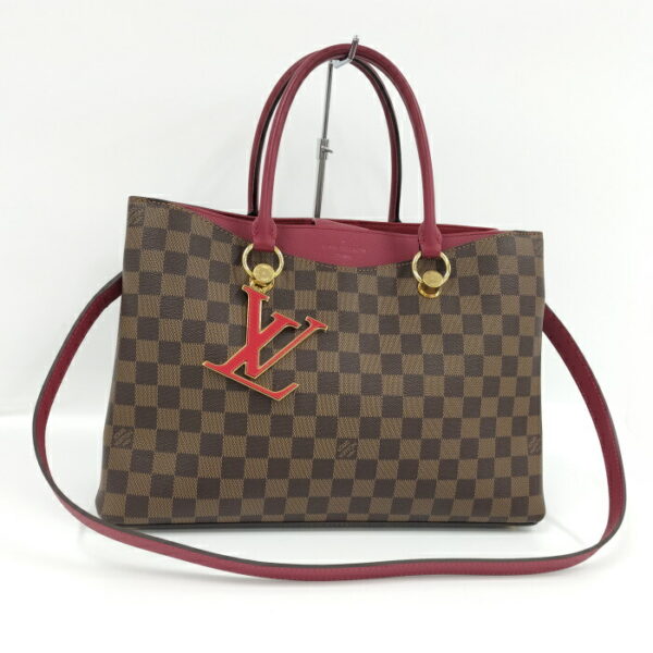 2000803259400615 1 Louis Vuitton LV Riverside 2way Shoulder Bag Damier Riduvan