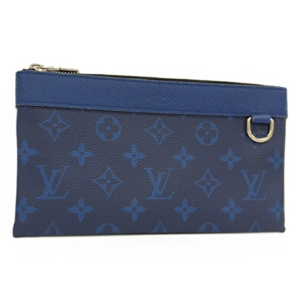 2000803259700626 1 Louis Vuitton Pochette Discovery Clutch Bag Monogram Cobalt Blue