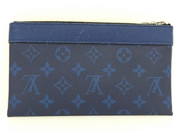 2000803259700626 2 Louis Vuitton Pochette Discovery Clutch Bag Monogram Cobalt Blue