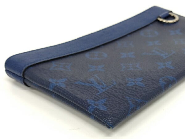 2000803259700626 4 Louis Vuitton Pochette Discovery Clutch Bag Monogram Cobalt Blue