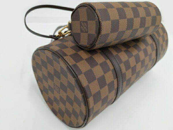 2000803260000093 3 Louis Vuitton Papillon 30 Handbag with Pouch Damier Ebene